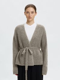 WOLMIX GEBREID VEST, Steel Gray, highres