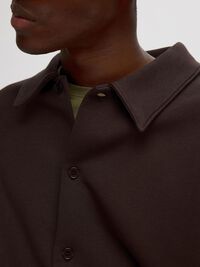 LOOSE FIT JACKET, Chocolate Torte, highres