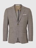 Selected SLIM FIT EINREIHIGER BLAZER, Dark Sand Melange, highres - 16087870_DarkSandMelange_001.jpg