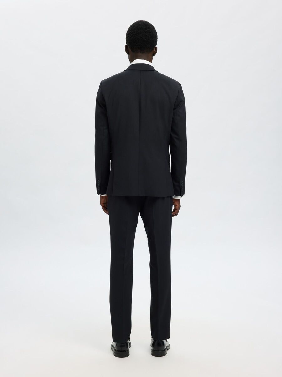Selected WOOL BLEND BLAZER, Black, highres - 16098276_Black_004.jpg