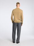 Selected 100% MERINO WOOL MOCK-NECK JUMPER, Kelp, highres - 16096253_Kelp_004.jpg