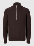 Selected HALF-ZIP PULLOVER, Chocolate Torte, highres - 16092550_ChocolateTorte_001.jpg