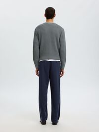 220 LOOSE FIT TROUSERS, Dark Sapphire, highres