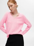 Selected WOOL BLEND V NECK PULLOVER, Peony, highres - 16094268_Peony_1113603_006.jpg