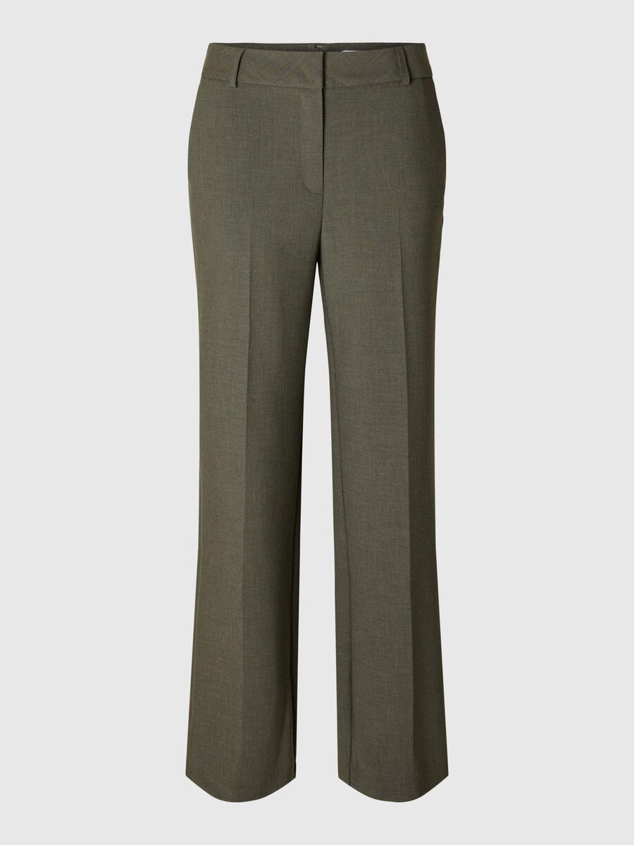 Selected TAILORED WIDE-LEG TROUSERS, Kalamata, highres - 16094206_Kalamata_1112457_001.jpg