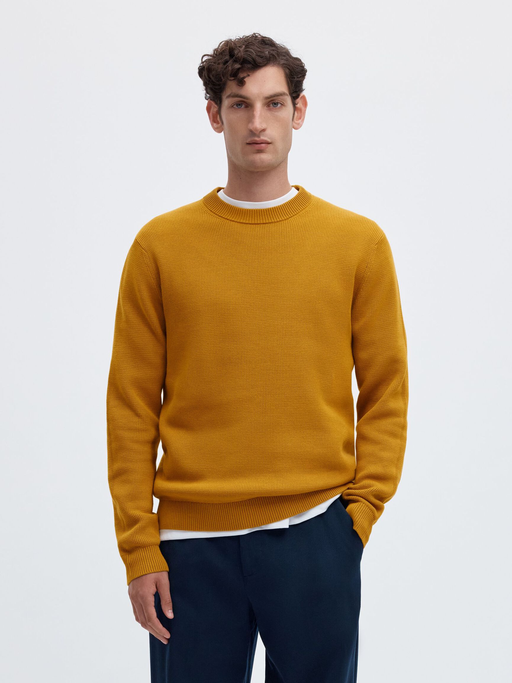 CREWNECK PULLOVER, Chai Tea, highres