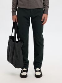 175 TEXTURIERTE SLIM FIT CHINO, Deep Forest, highres