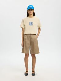 RELAXED FIT T-SHIRT, Angora, highres