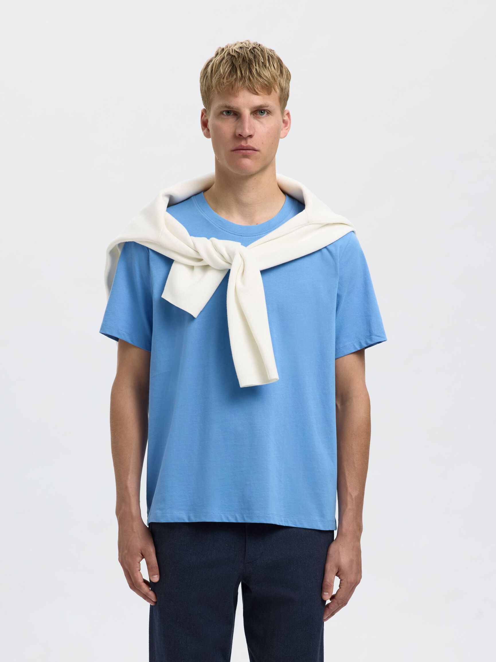 REGULAR T-SHIRT, Blue Bonnet, highres