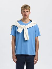REGULAR T-SHIRT, Blue Bonnet, highres