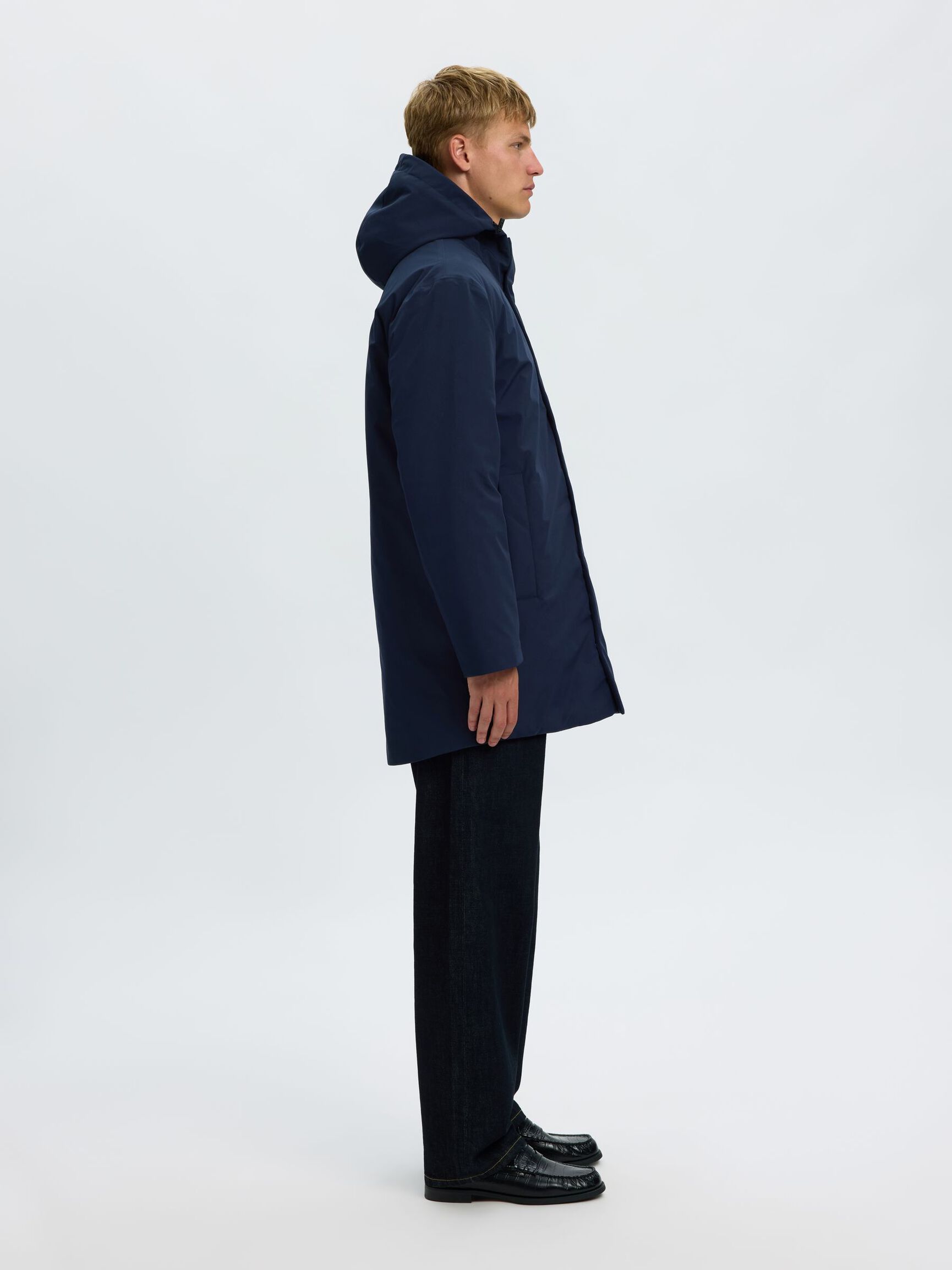 TECHNICAL PARKA COAT, Sky Captain, highres
