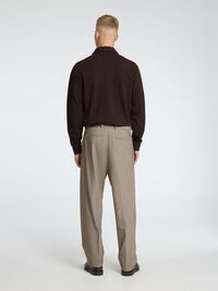 220 LOOSE-FIT TROUSERS, Sand, highres