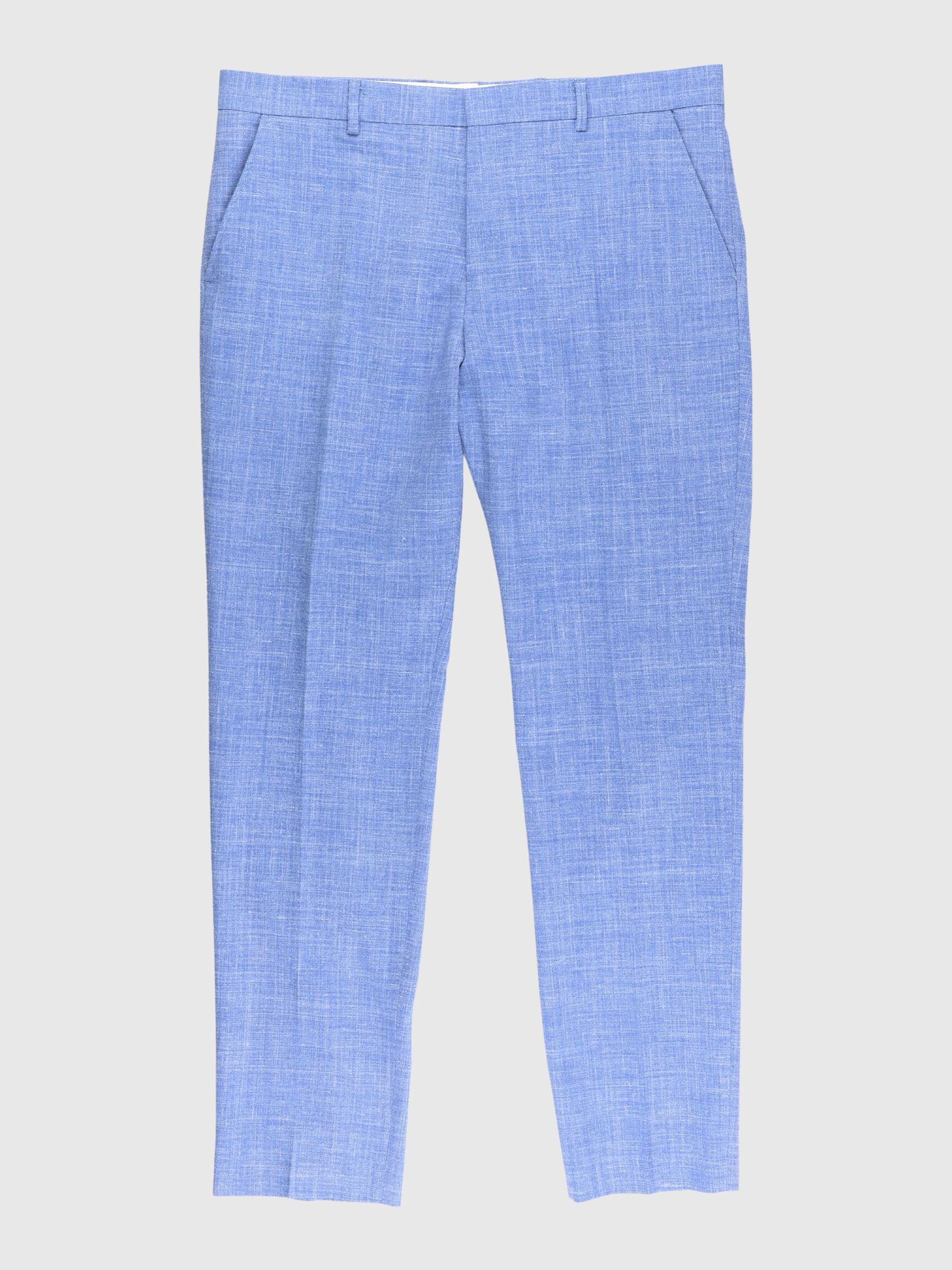 SPODNIE GARNITUROWE, Light Blue, highres