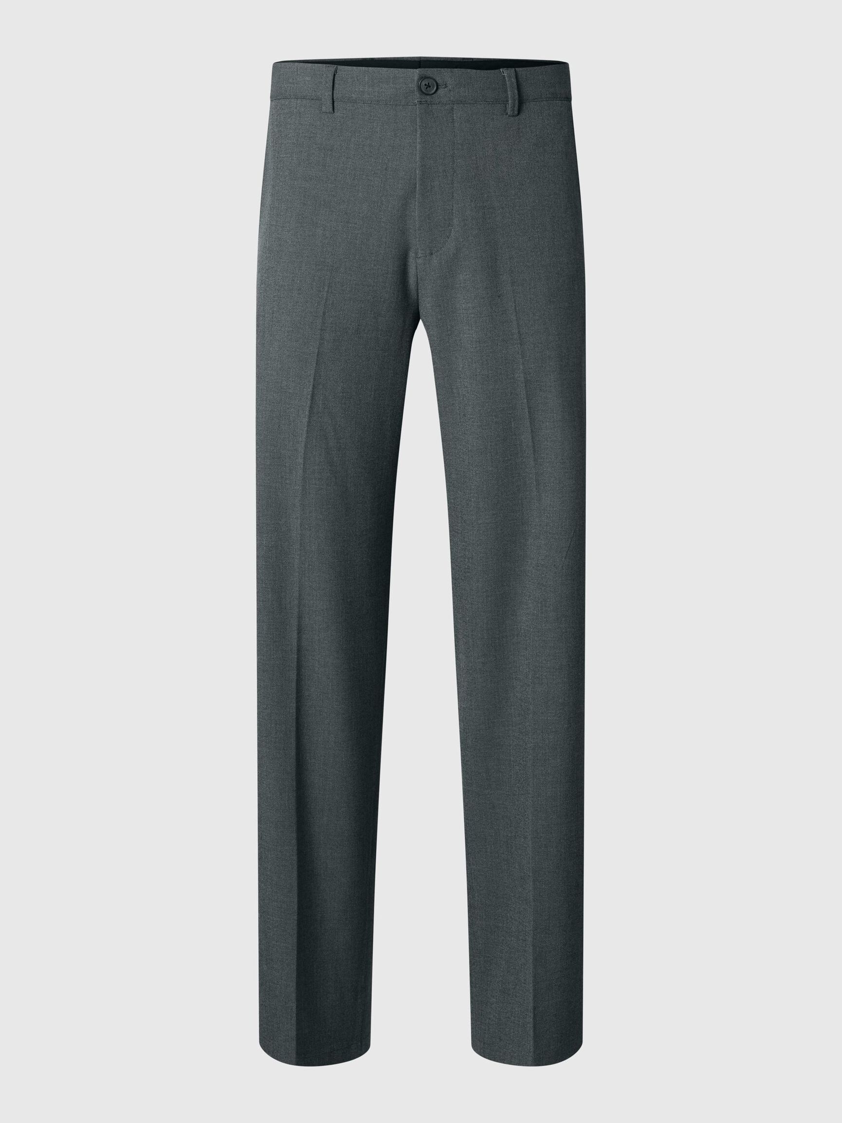 220 LOOSE-FIT TROUSERS, Grey Melange, highres