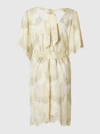 LACE MINI DRESS, Flan, highres