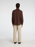 Selected LANGARM LEINENBLUSE, Chocolate Brown, highres - 16096909_ChocolateBrown_004.jpg
