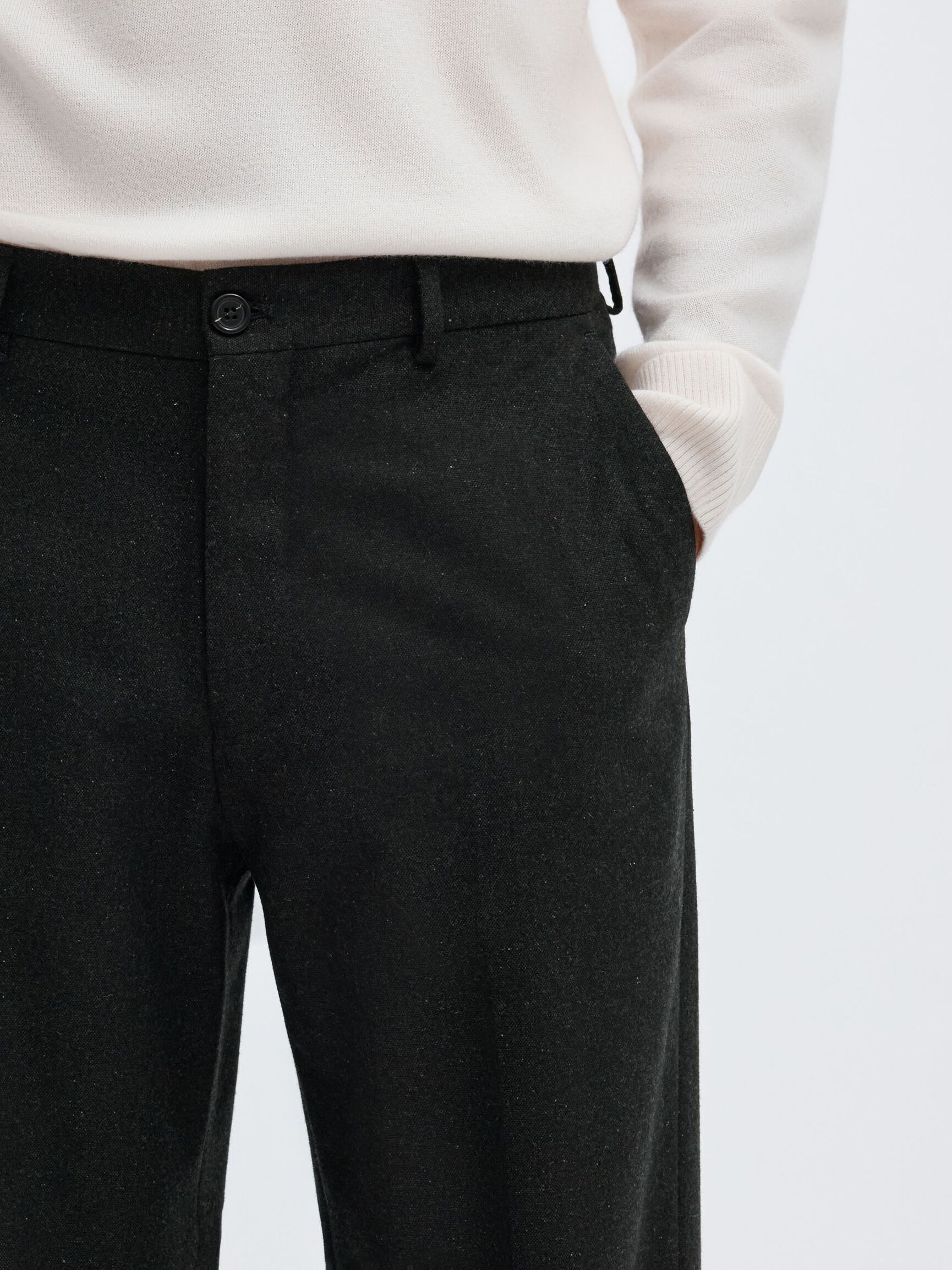 LOOSE FIT TROUSERS, Forest Night, highres