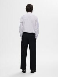 SLIM FIT COTTON SHIRT, Bright White, highres