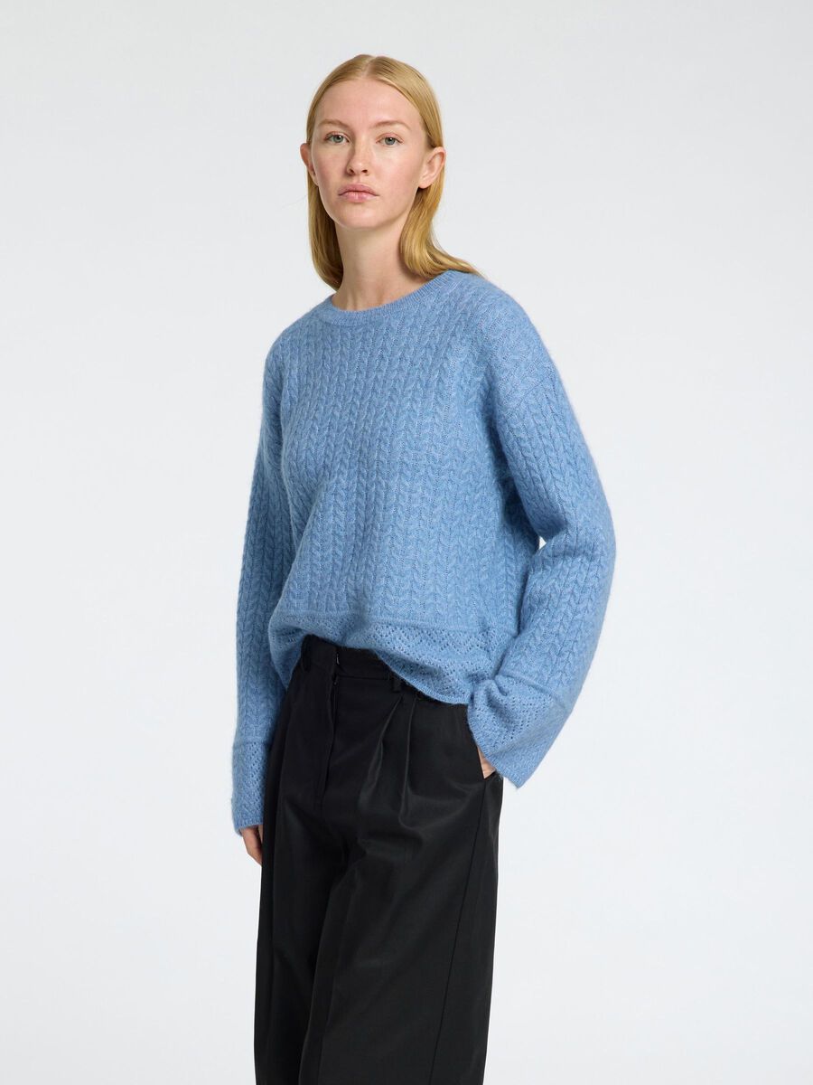 Selected STRUCTURED WOOL BLEND JUMPER, Endless Sky, highres - 16094705_EndlessSky_1131139_003.jpg