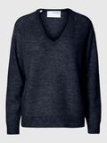 Selected À COL EN V EN LAINE MÉLANGÉE PULLOVER, Dark Sapphire, highres - 16094268_DarkSapphire_1113603_001.jpg