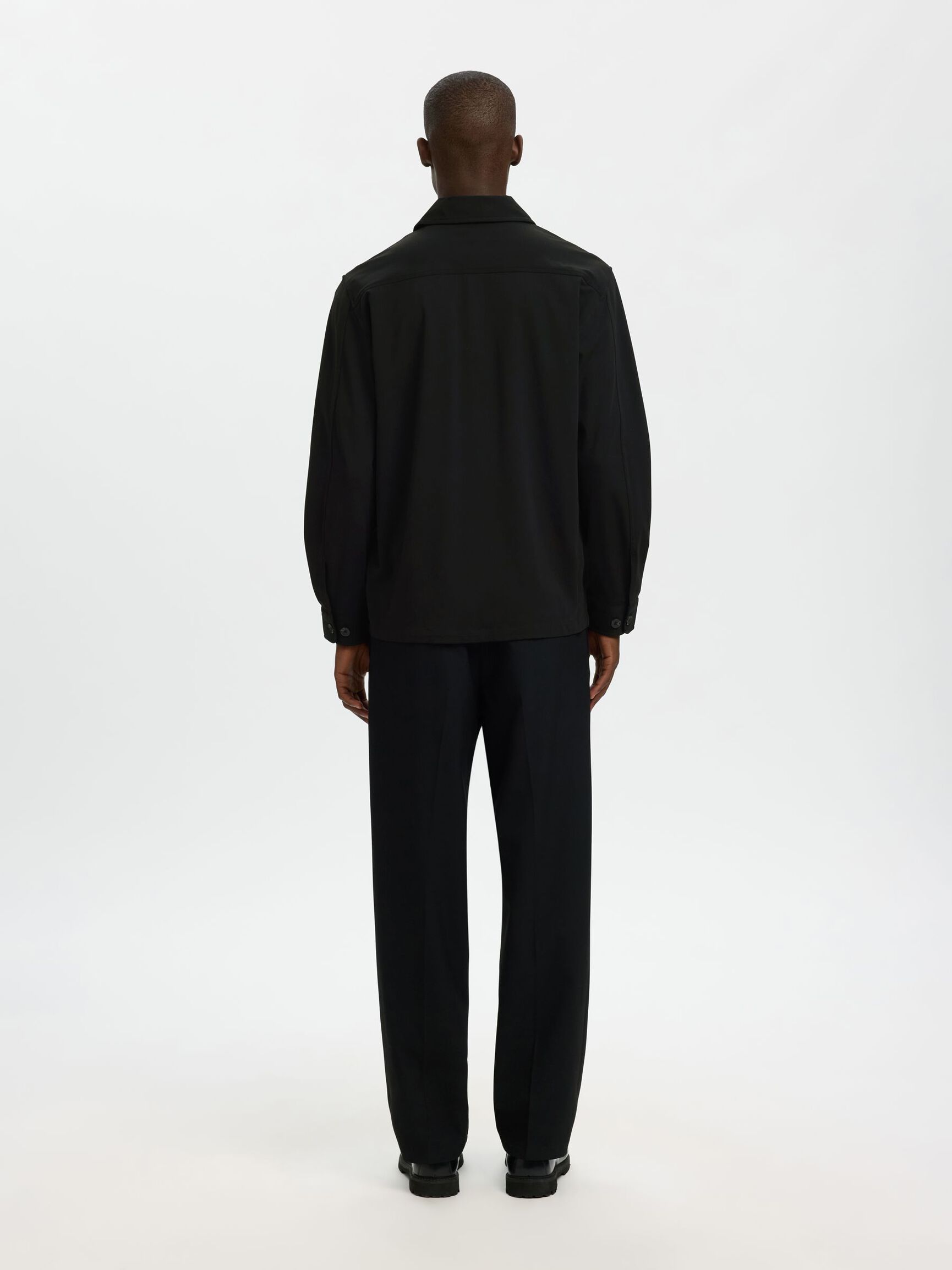 CAMICIA OVER, Black, highres