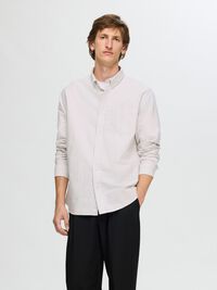 OXFORD OVERHEMD, White, highres