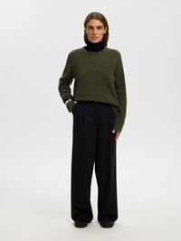 WOOL BLEND KNITTED PULLOVER, Kalamata, highres