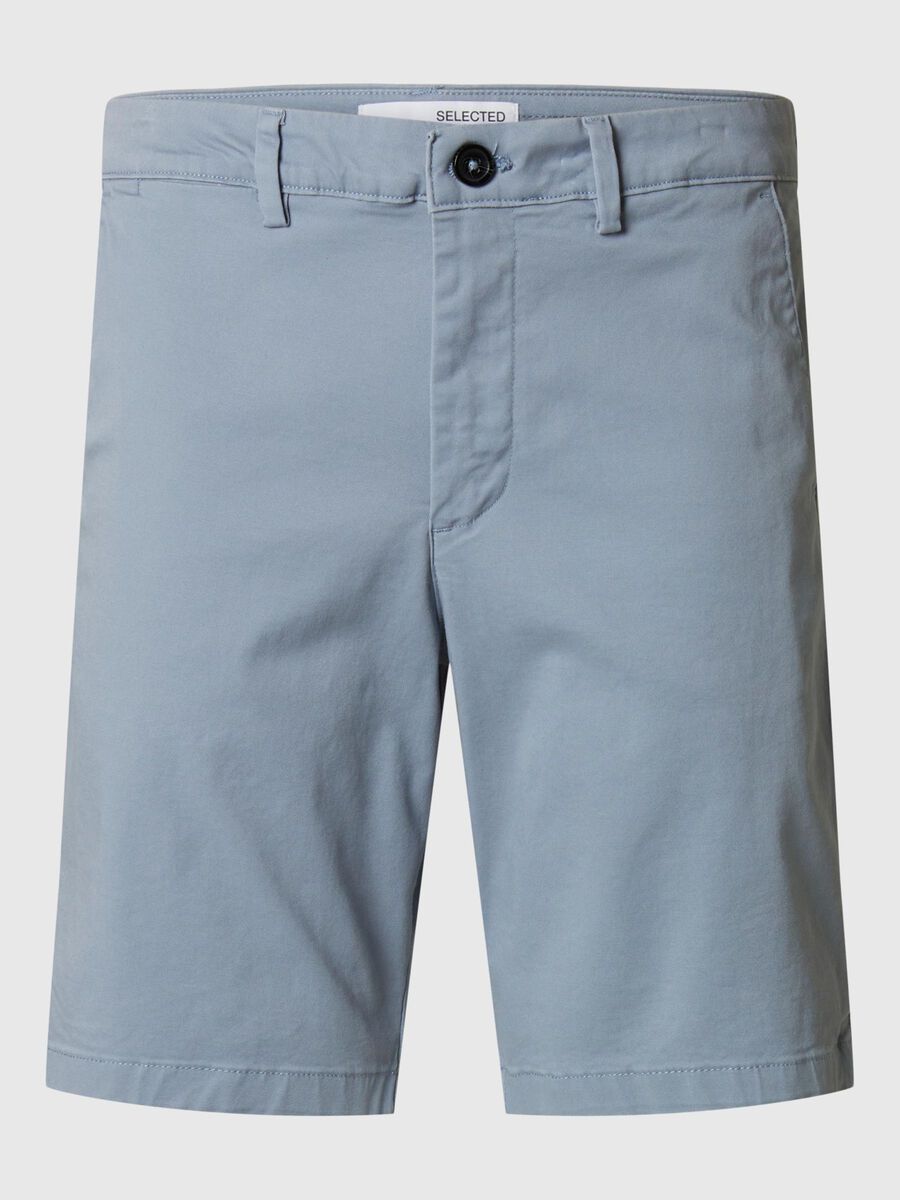 Selected SLIM FIT CHINO SHORT, Tradewinds, highres - 16092329_Tradewinds_001.jpg
