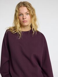 BOXY FIT SWEATSHIRT, Plum Perfect, highres