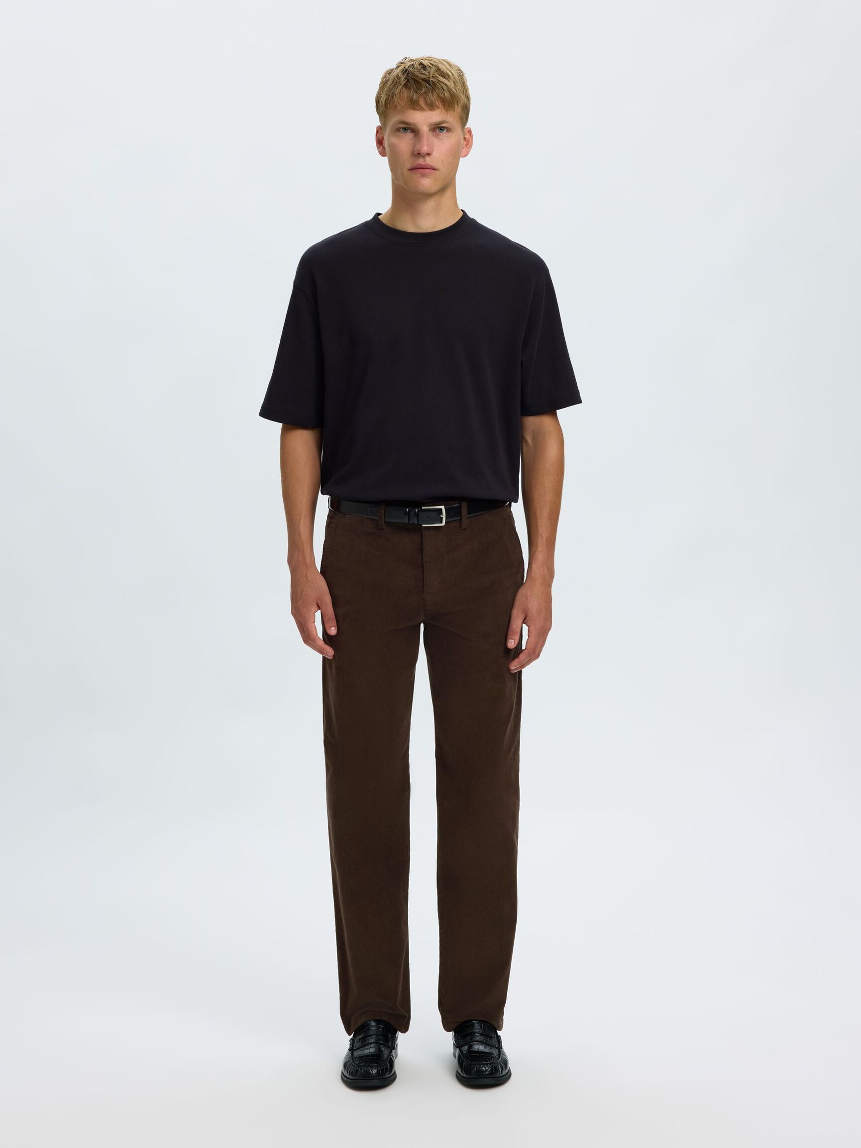 196 STRAIGHT FIT TROUSERS, Delicioso, highres