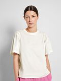 Selected RUCHES KATOEN T-SHIRT, Snow White, highres - 16093306_SnowWhite_008.jpg