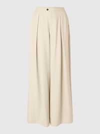 MID WAIST HOSE MIT WEITEM BEIN, Birch, highres