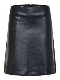 MINI LEDERROCK, Black, highres