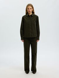 WIDE FIT CORDUROY TROUSERS, Deep Depths, highres