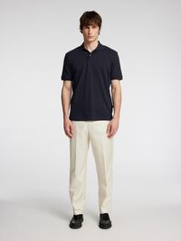 TEJIDO DE JACQUARD POLO, Sky Captain, highres