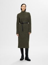 WOOL BLEND MAXI DRESS, Kalamata, highres