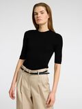 Selected ULLBLANDING STRIKKET TOPP, Black, highres - 16097234_Black_008.jpg