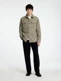Selected KARIERTES OVERSHIRT, Putty, highres - 16086503_Putty_1135235_005.jpg