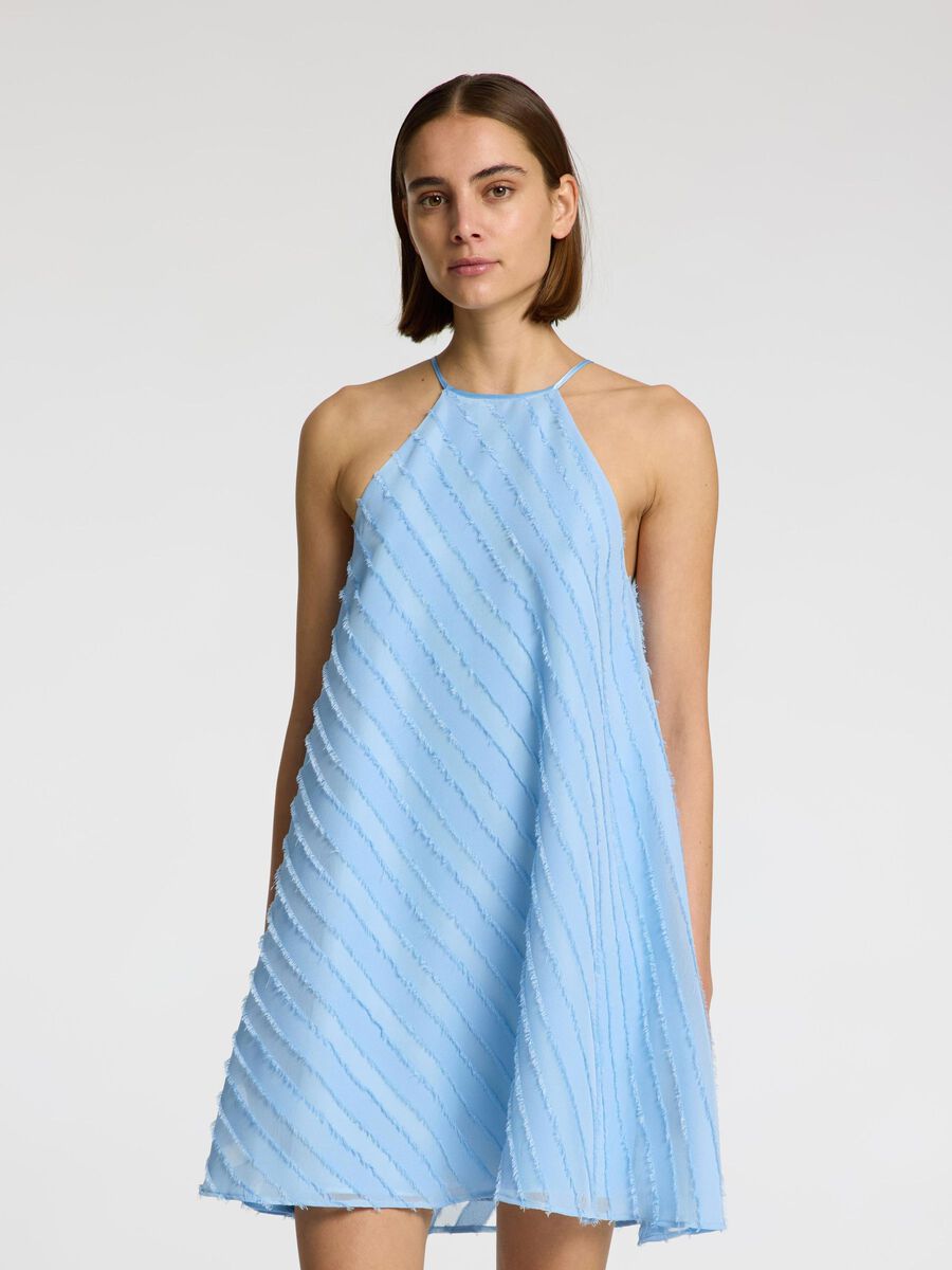 Selected ÄRMELLOSES NECKHOLDERKLEID, Cerulean, highres - 16098870_Cerulean_003.jpg
