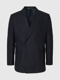 WOLLMIX ZWEIREIHIGER BLAZER, Dark Navy, highres
