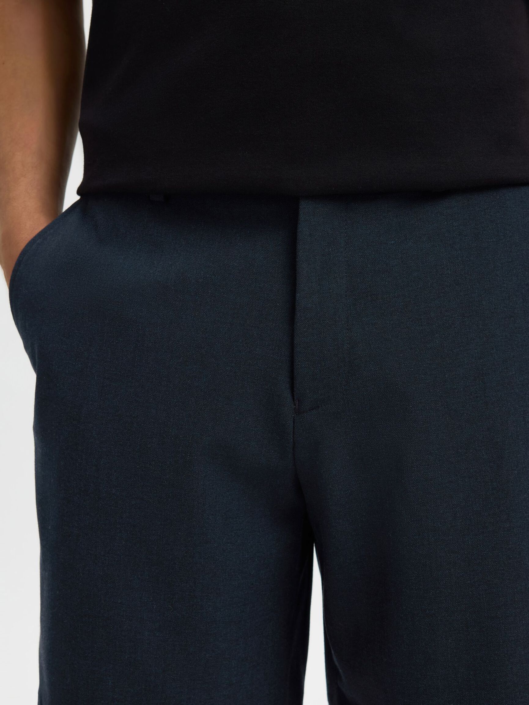 REGULAR FIT CHINO SHORTS, Dark Sapphire, highres