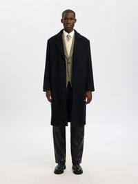 CHECKED SINGLE-BREASTED BLAZER, Oatmeal, highres