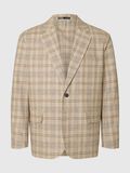 Selected LINEN BLEND SINGLE-BREASTED BLAZER, Sand, highres - 16099127_Sand_1216265_001.jpg