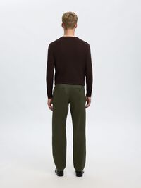 196 STRAIGHT FLEX CHINOS, Forest Night, highres