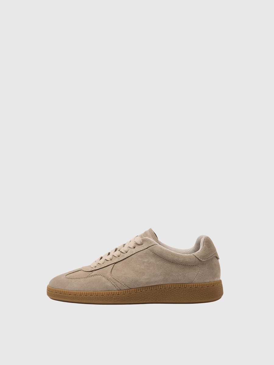 Selected SUEDE TRAINERS, Birch, highres - 16096497_Birch_001.jpg