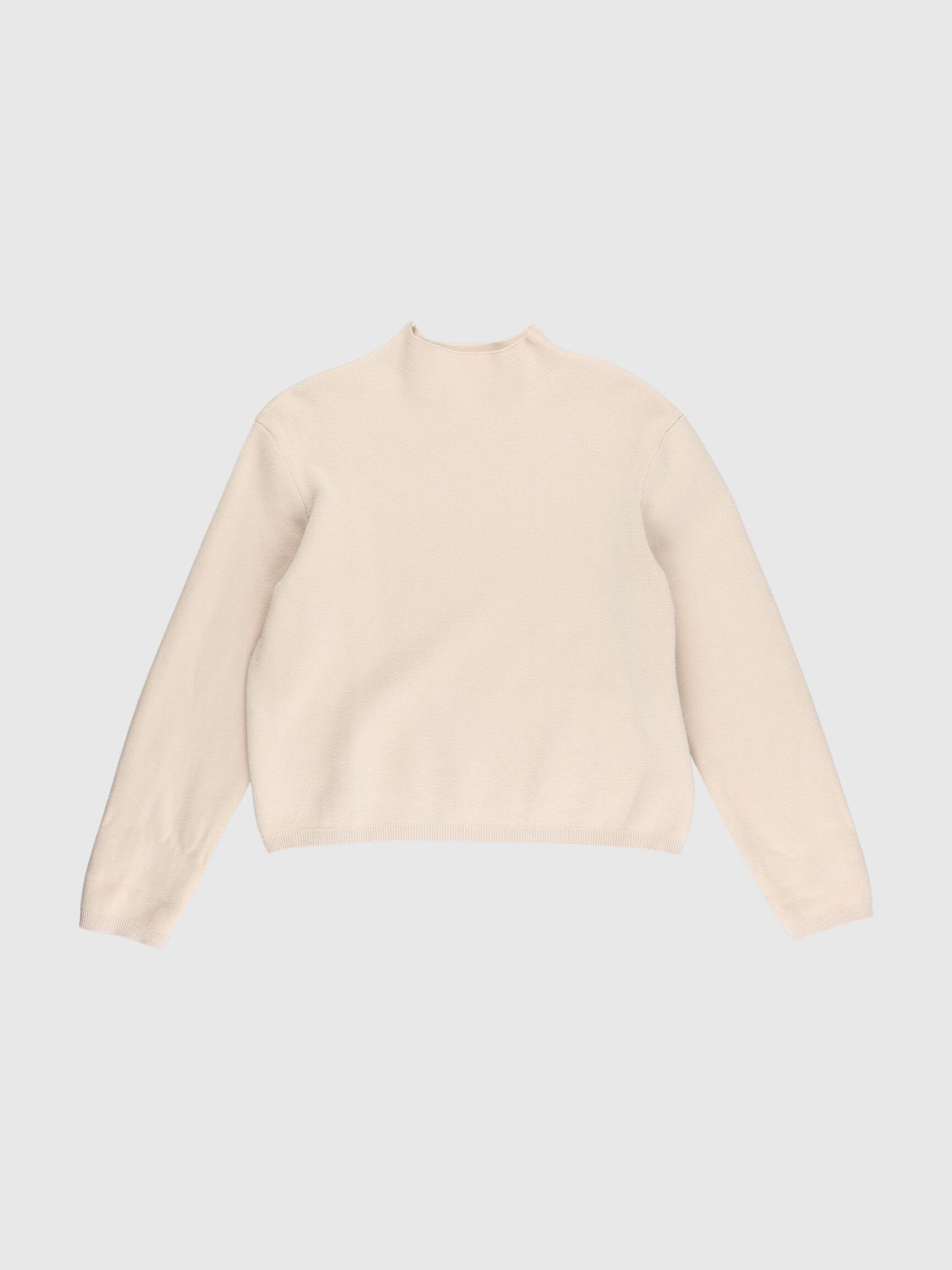 - HØJ HALS STRIKTRØJE, Birch, highres