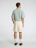 Selected 100% LEINEN BERMUDASHORTS, Egret, highres - 16098996_Egret_004.jpg