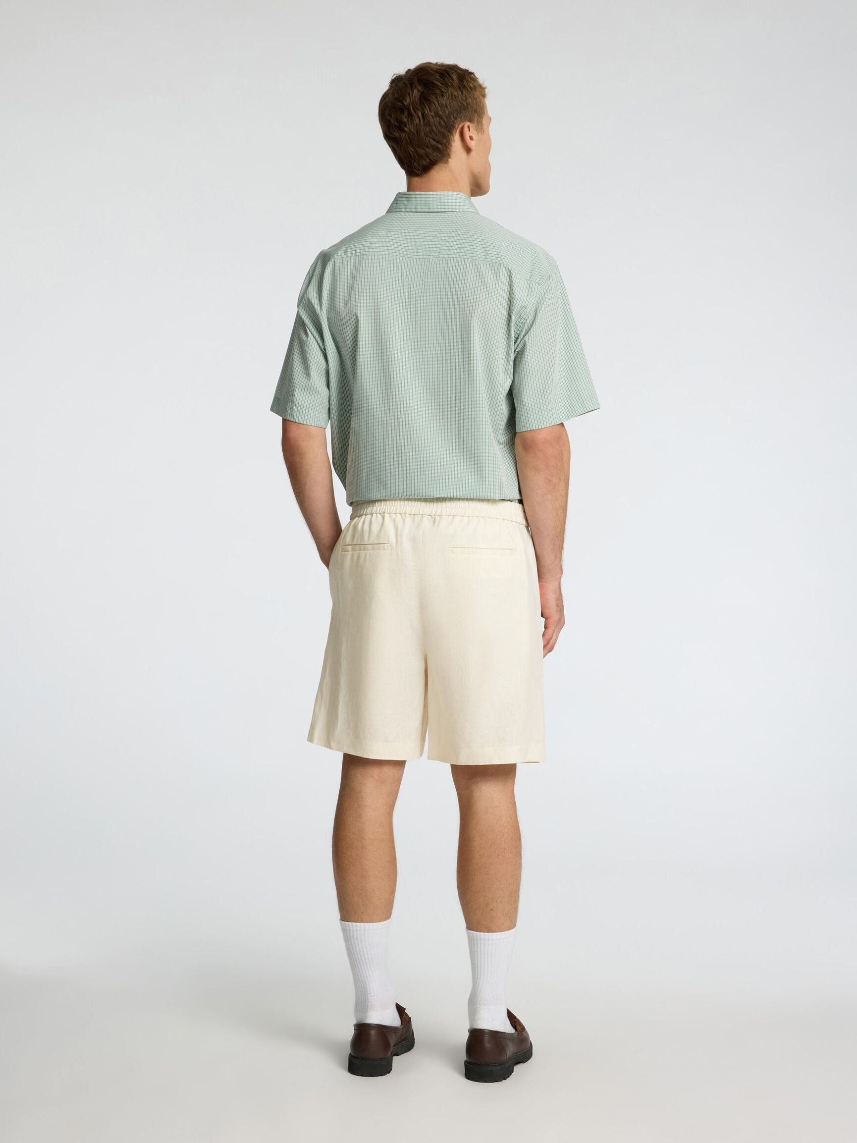 100% HØR BERMUDA SHORTS, Egret, highres