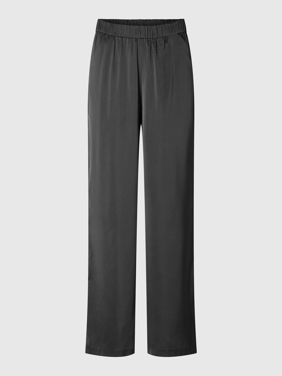 Selected WIDE FIT SATIN TROUSERS, Volcanic Ash, highres - 16095487_VolcanicAsh_001.jpg