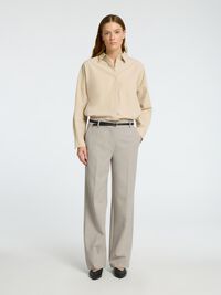 TAILORED WIDE LEG BROEK, Island Fossil, highres